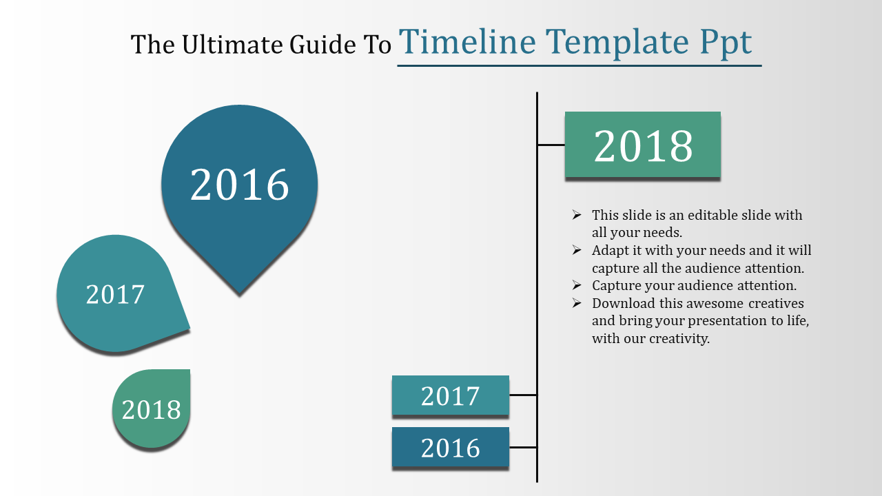 Free - Make Use Of Our Title Timeline Template PPT Presentation